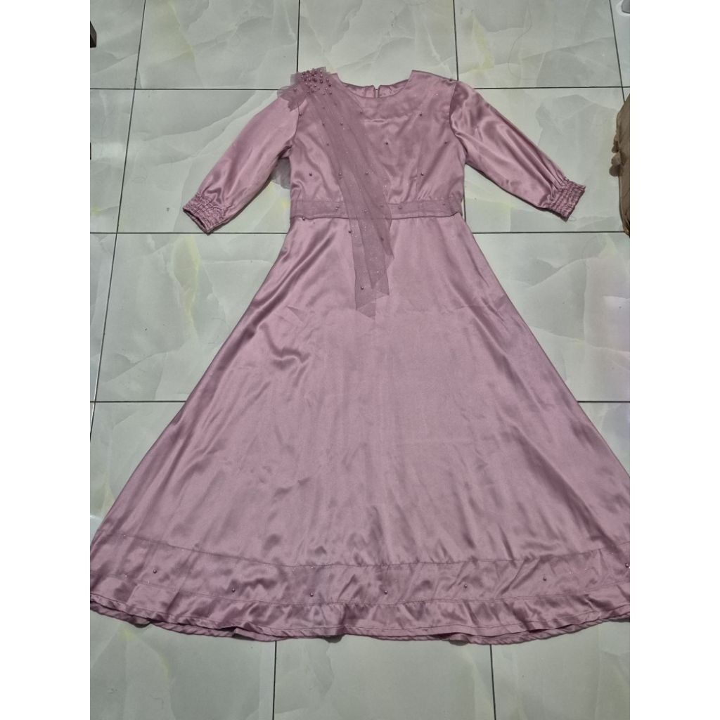 Dress Gamis | Baju Pesta Wanita Muslim | Preloved