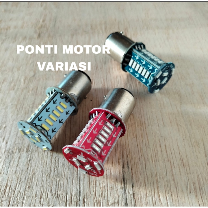 PONTI MOTOR LAMPU STOP RUNNING 30 LED / LAMPU REM 30 MATA RUNNING / LAMPU STOP 30 MATA BISA SEMUA MO