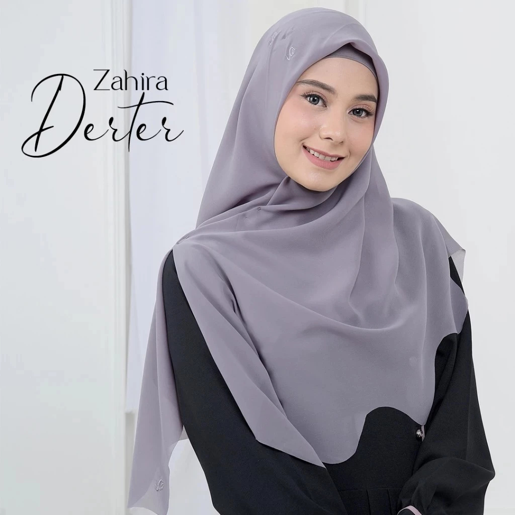 Hijab Segi Empat Rabbani Model Derter Lasetcut