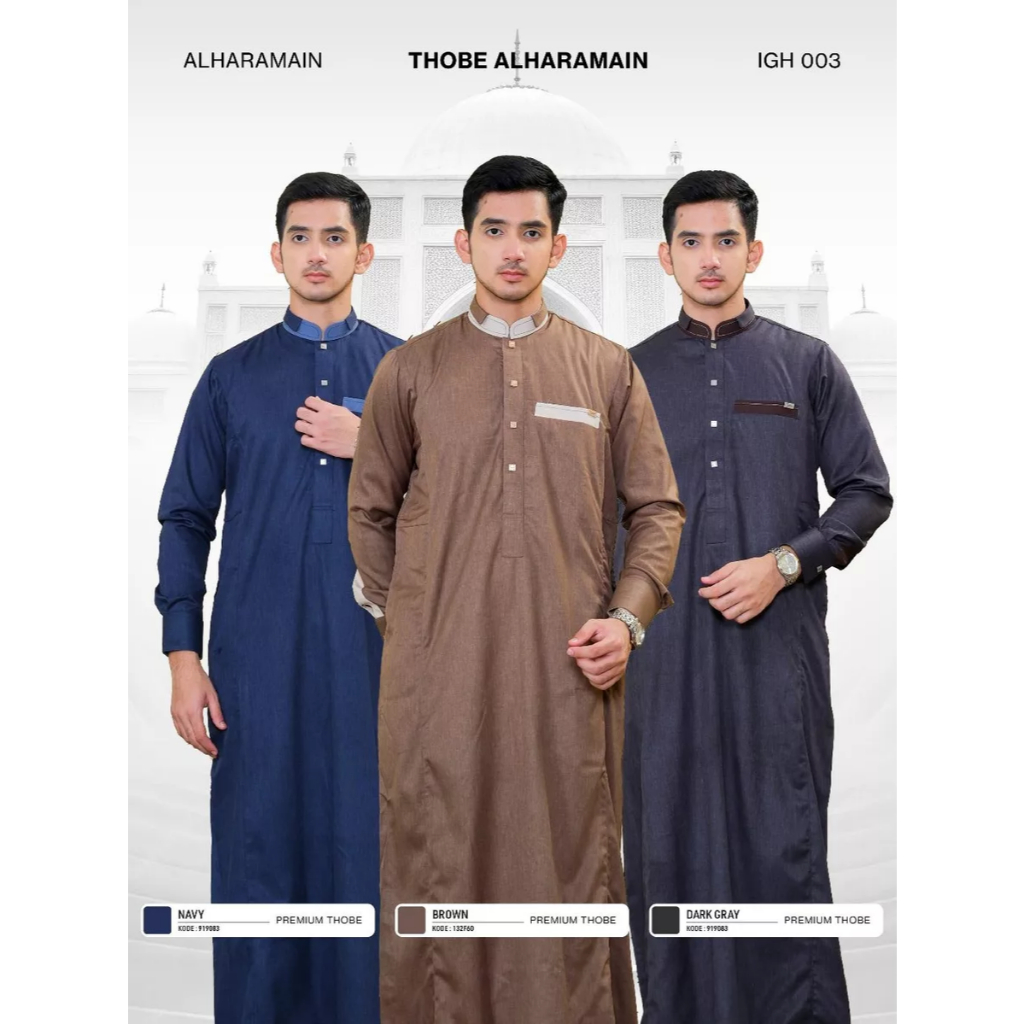 Gamis Pria AL Haramain Remaja & Dewasa Premium Wol (IGH 003)