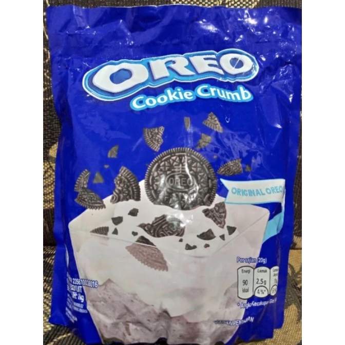 Bubuk Oreo Asli Halus/Kasar 100gr Topping Makanan