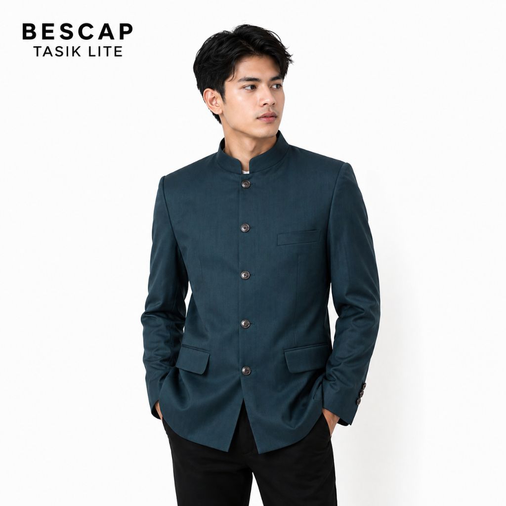 Jasko Polos Motif Saku Tutup Jasko Hijau Botol Polos Jas Koko Pria Dewasa Bescap Pria Bescap Bapak