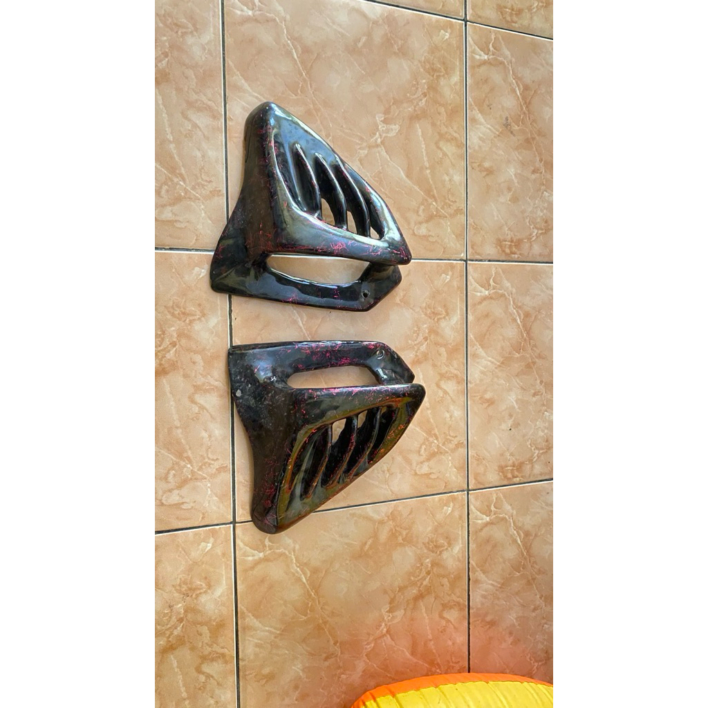 Sayap Tangki Cover Honda Tiger Lawas Tiger 2000 Tiger Lama Karbon Merah Keplar