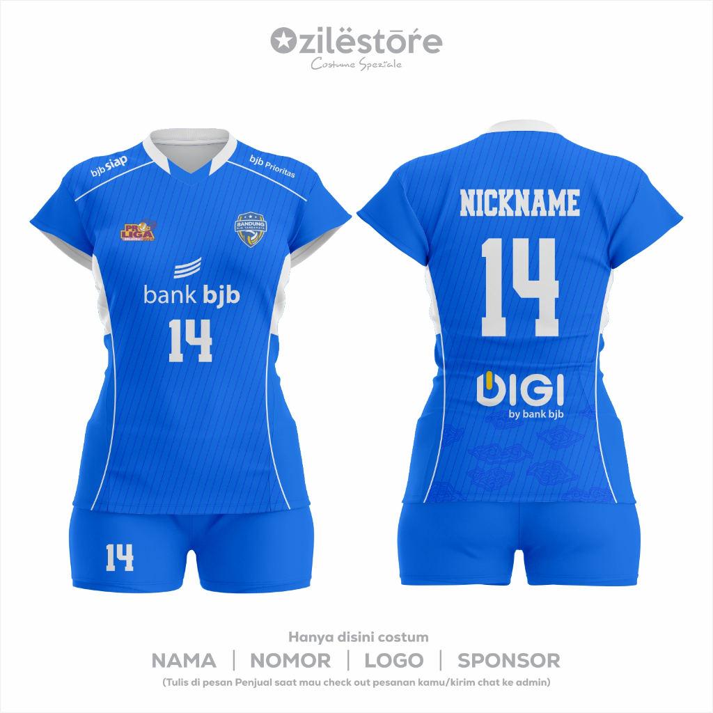 JERSEY BANDUNG BJB TANDAMATA PROLIGA 2026 FREE NICKNAME