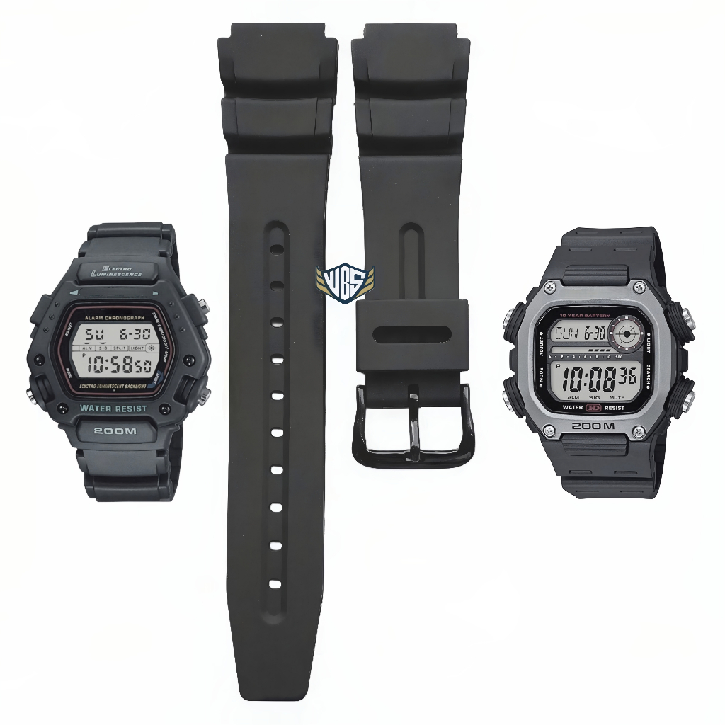 Tali Jam Tangan DW-290 DW-291 Replacement Strap Rubber DW290 DW291 8161.19