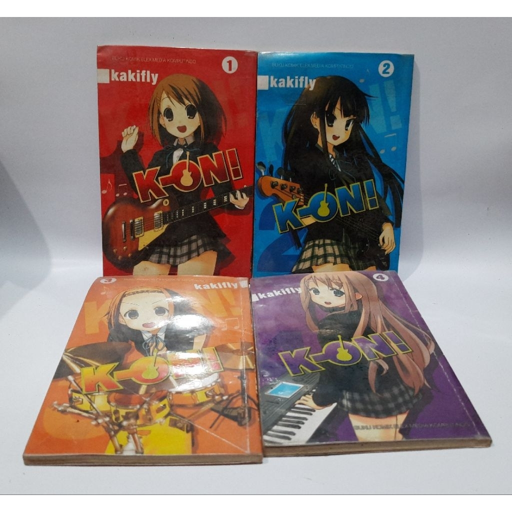 Komik K-On - Kakifly 1-4 set kolpri
