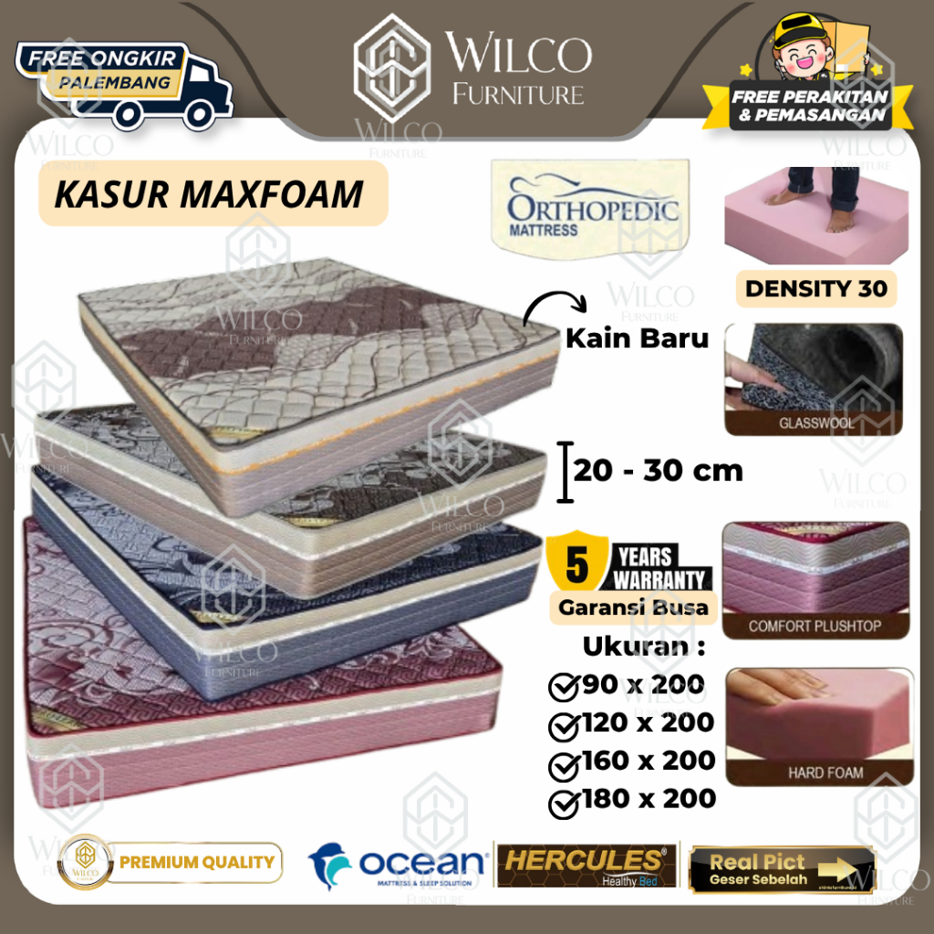 Kasur Busa Hercules Maxfoam Kasur Busa Ocean Springbed Murah Ocean Hercules Kasur Busa Density  Mura