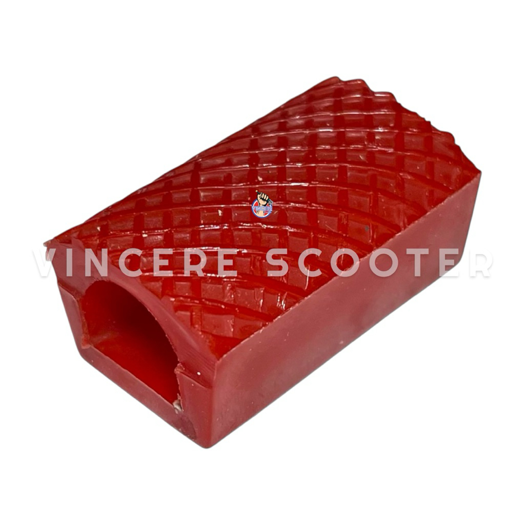 Karet Pedal Injekan Rem Metalplast Merah Vespa Super Sprint VBA VBB VNB VGL Kongo