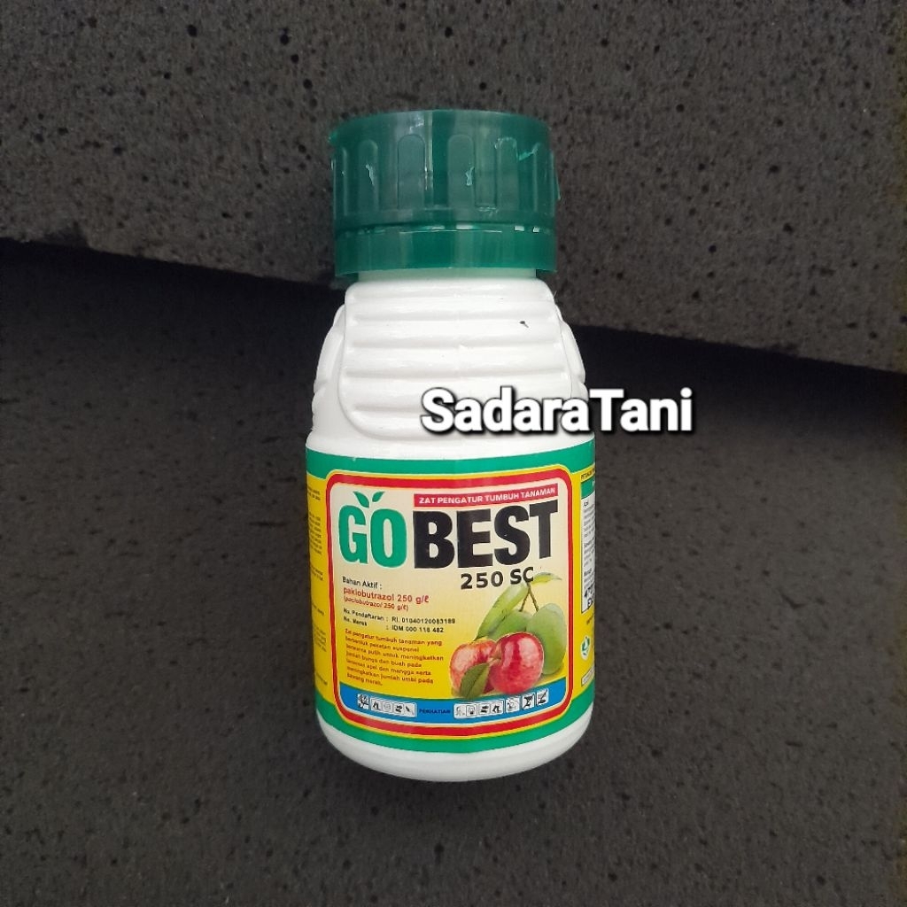 Zat pengatur tumbuh GOBEST 250SC 100ml Bahan aktif : paclobutrazol 250g/l