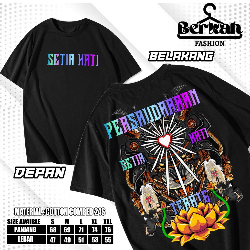 Kaos PSHT Couple Terlaris//Kaos PSHT//SH Terate Keren Bisa Cod 2026