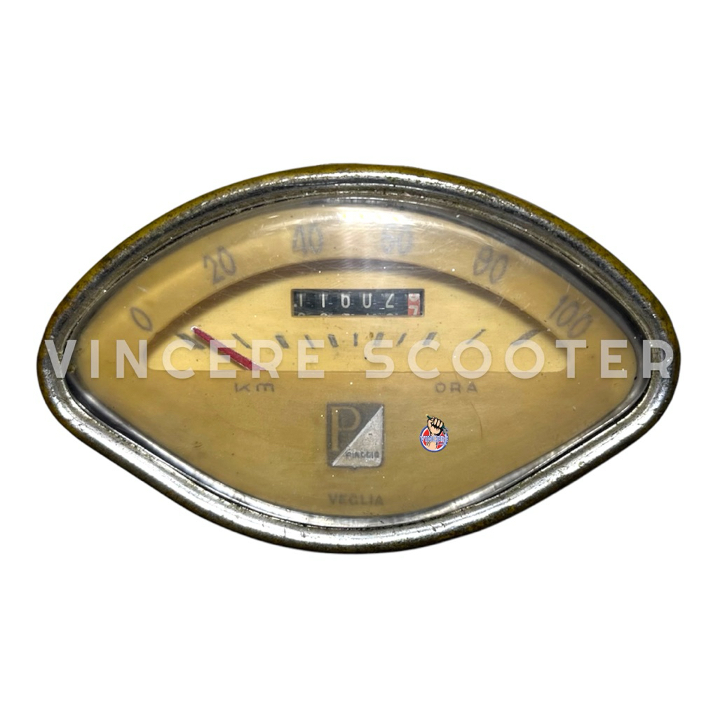 Speedometer Spido Oval P/ 100 Original Vespa VBA VBB Sprint S GL SS180 GS