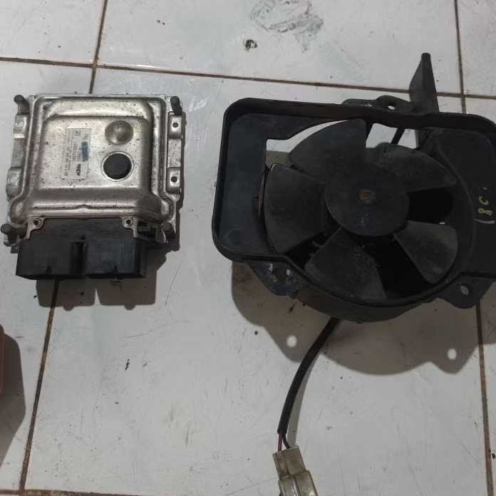 ecu & kipas radiator ktm duke 200