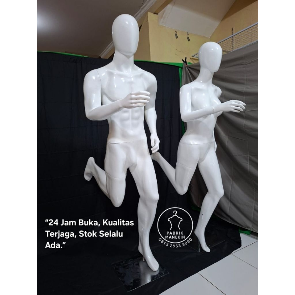 manekin full body/manekin lari/manekin sport/manekin olahraga/manekin pria sport/manekin wanita spor
