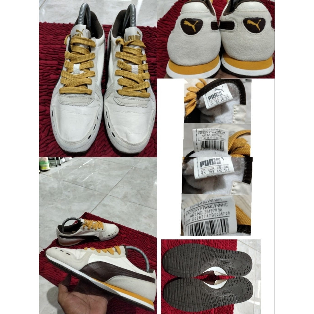 Sepatu Preloved Second Original Puma Cabana Racer Size 38