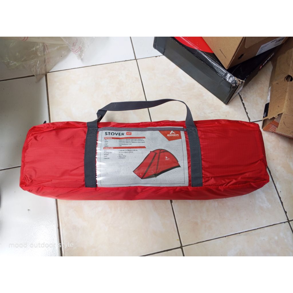 obral tenda keluarga Eiger stover 4p