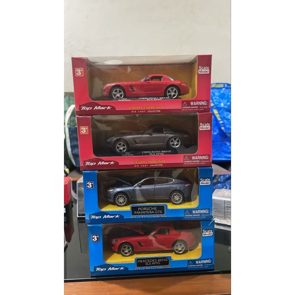 Diecast Mobil Koleksi Top Mark – SLS AMG, Panamera