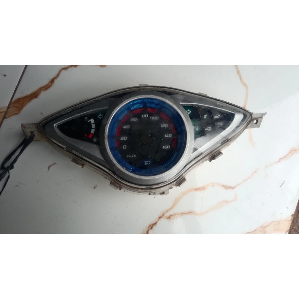 spidometer biar body Supra helm in kilometer Viar model Supra helm in ori copotan