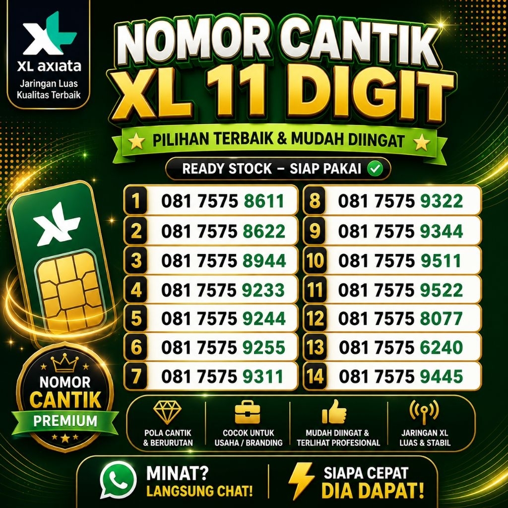 nomer cantik 11 digit xl axiata