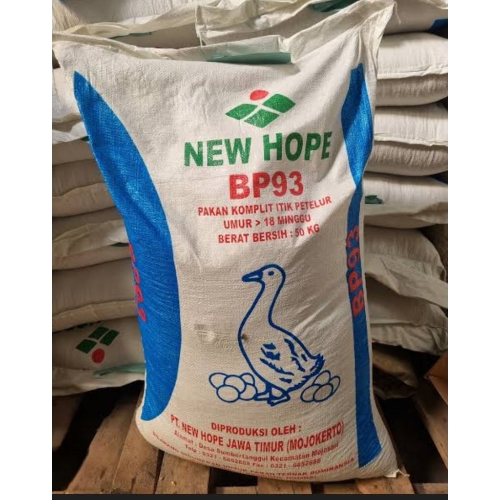 BP93 PELLET PAKAN BEBEK ITIK PETELUR NEW HOPE