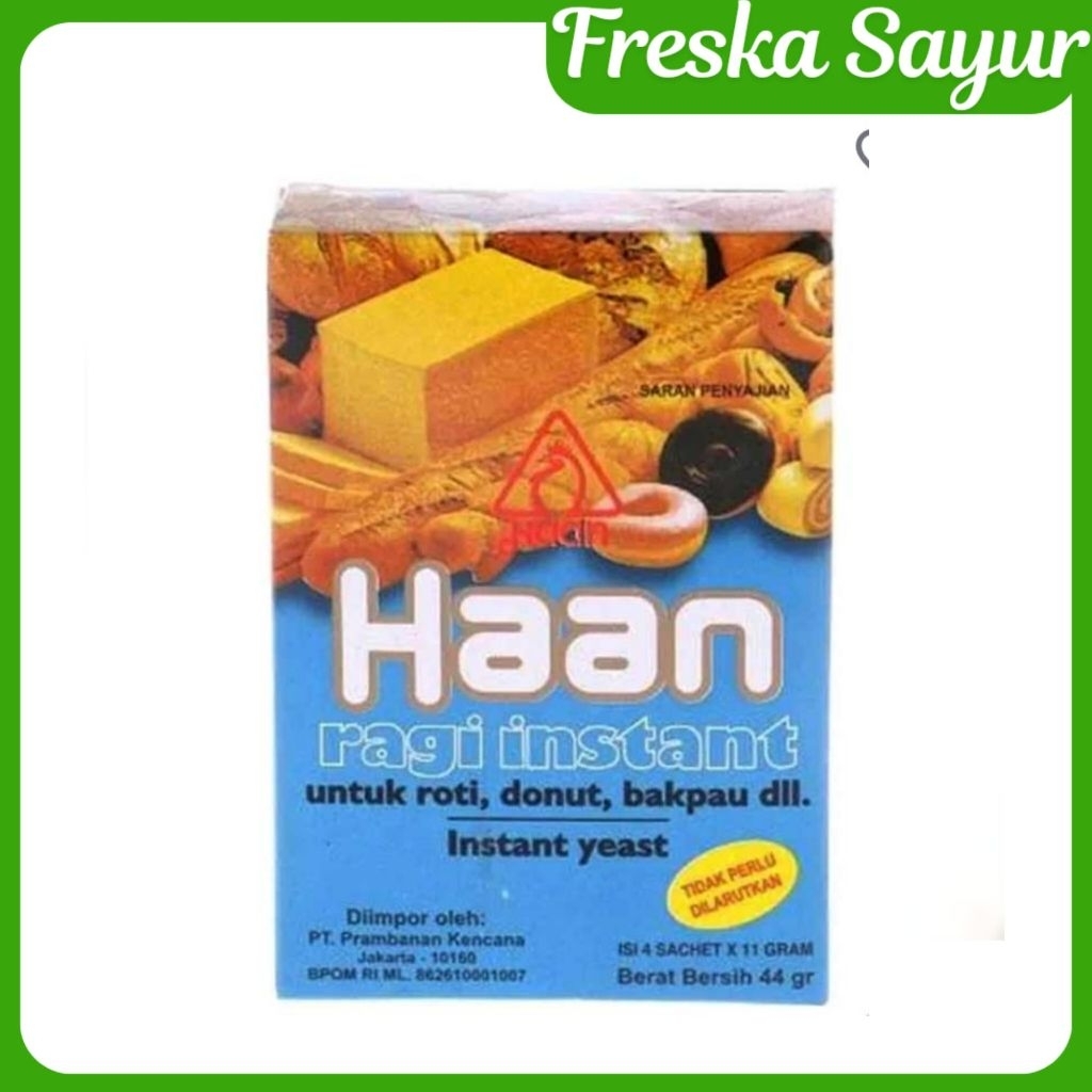 Haan Ragi Instan 4×11 gr