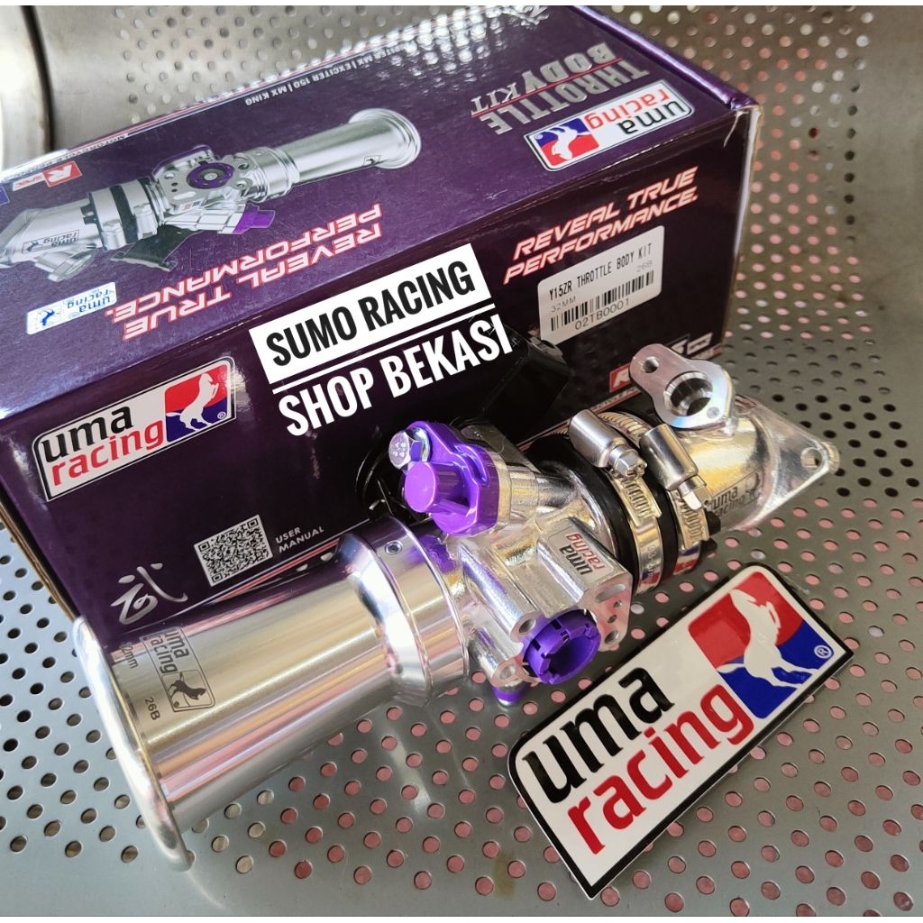 THROTTLE BODY KIT UMA RACING Y15ZR Y 15 ZR MX KING XABRE R15 V2 VIXION OLD NEW 32MM