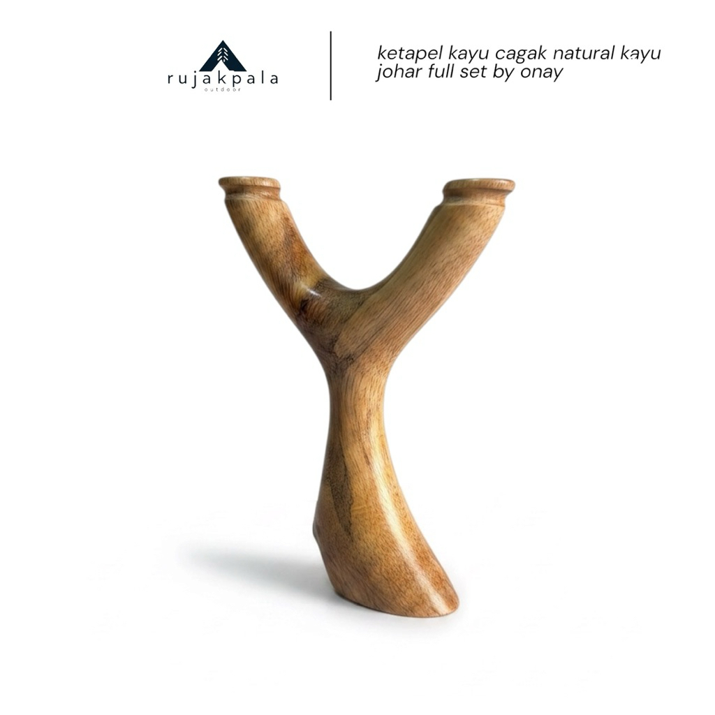 ketapel kayu cagak natural kayu johar full set by onay