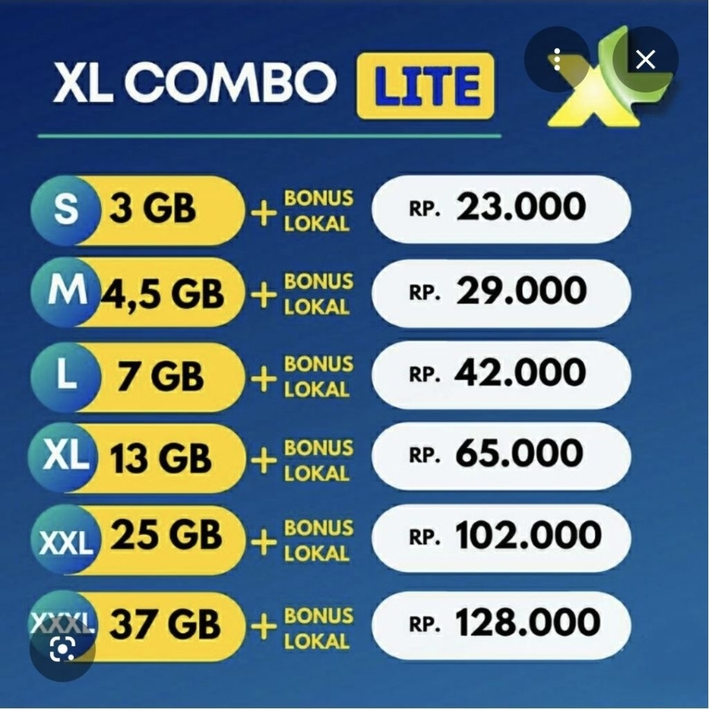 paket xl