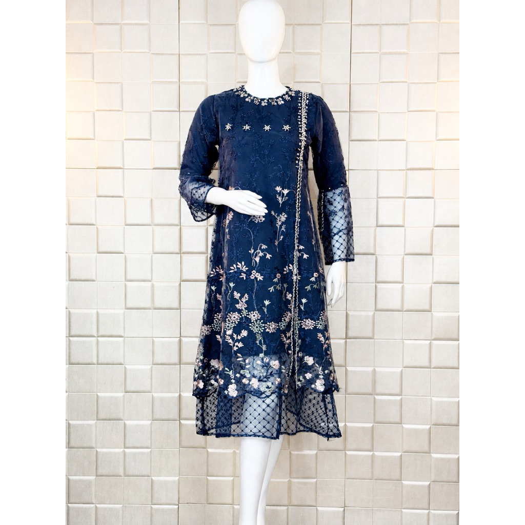 New model atasan katun bordir tunik kebaya tradisional/atasan/tunik/kondangan (real pick)