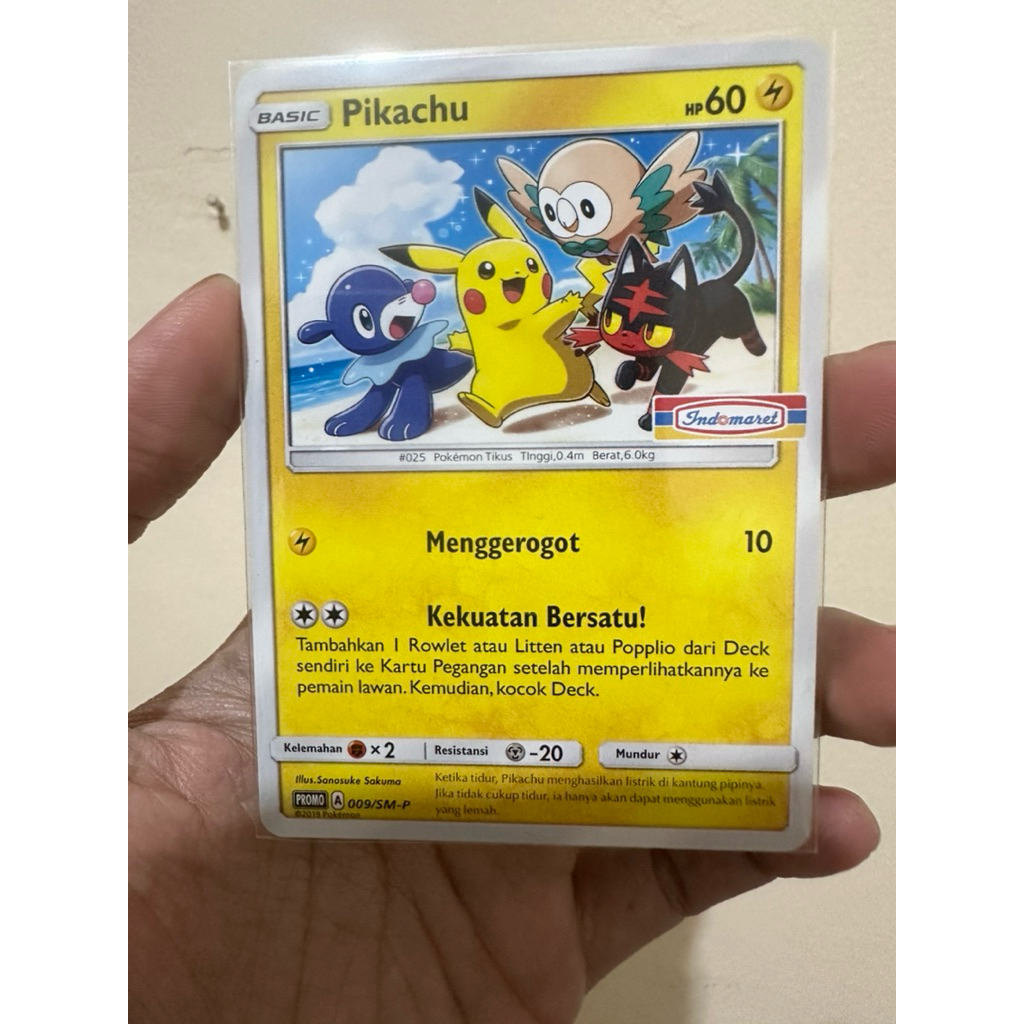 Pikachu Promo Indomaret exclusive