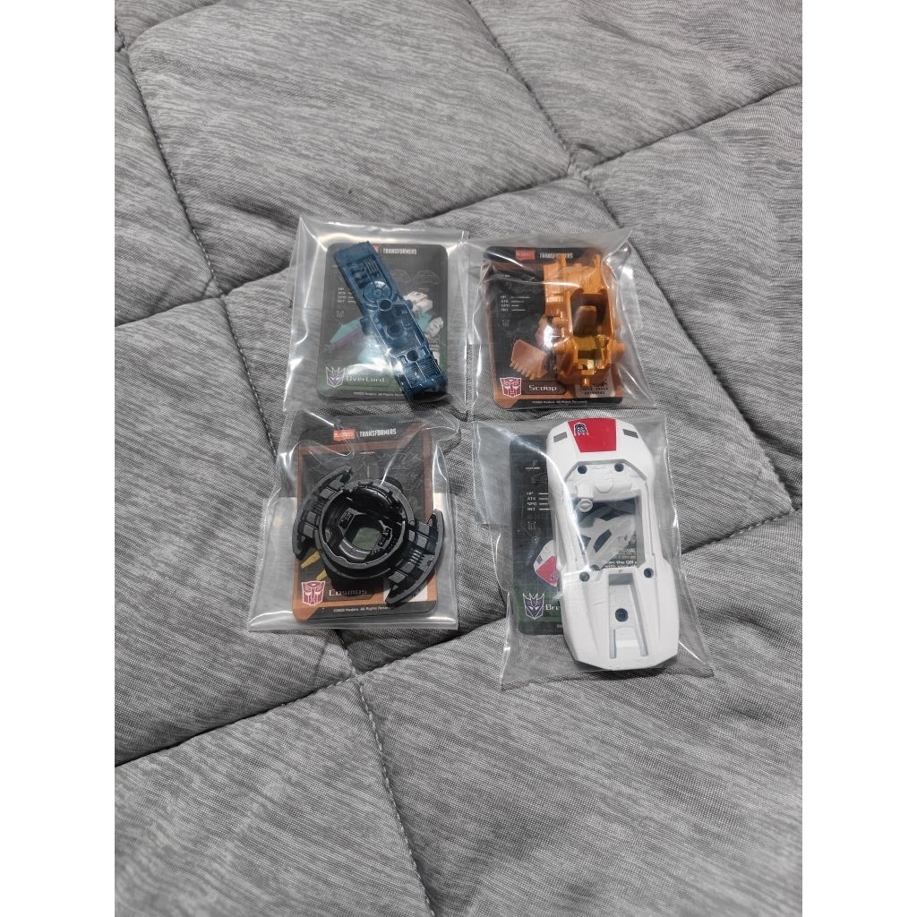 Blokees Wheels Transformers C02 Set isi 4 Tank Overlord Cosmos Scoop Breakdown