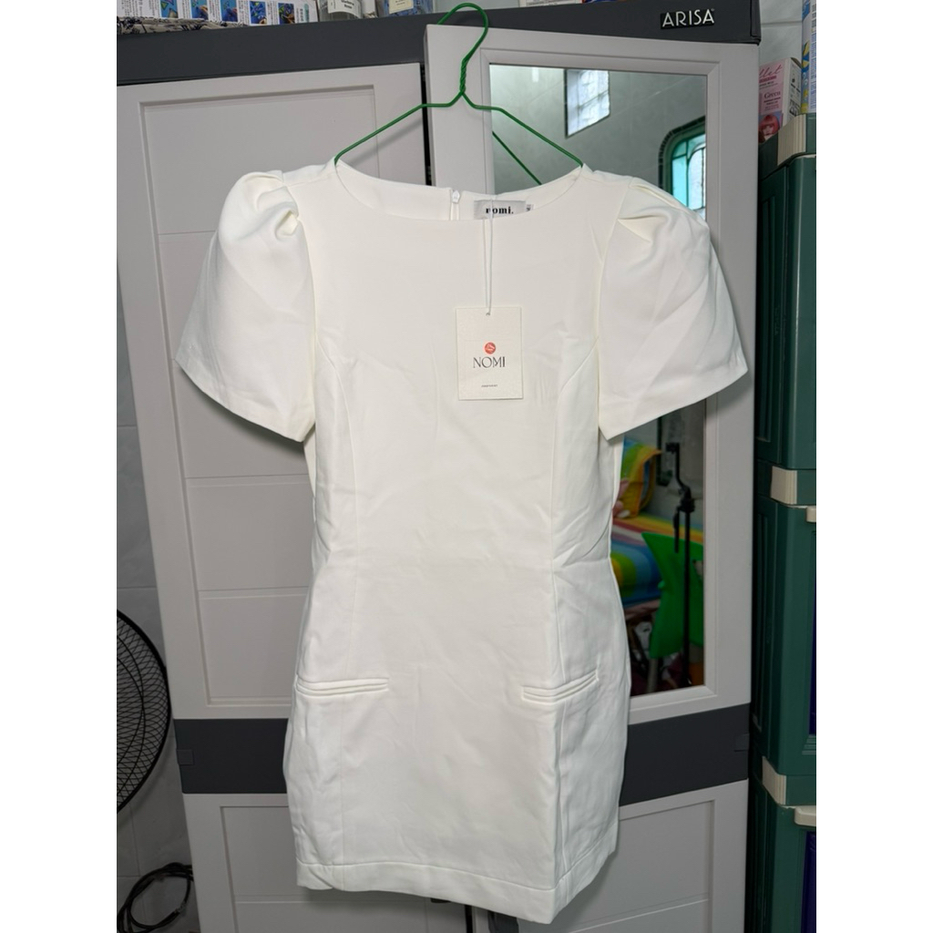 BAJU BARU - MANGO DRESS WANITA PUTIH