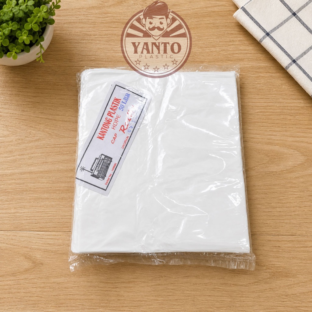 Kresek Putih 28 Tebal / Tas Kresek 28 Tebal / Kantong plastik 28 Tebal