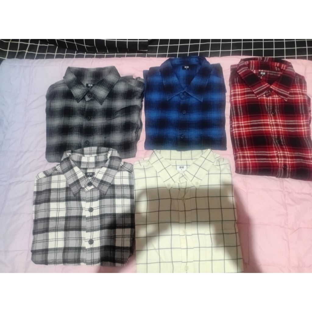 Preloved Flanel Uniqlo