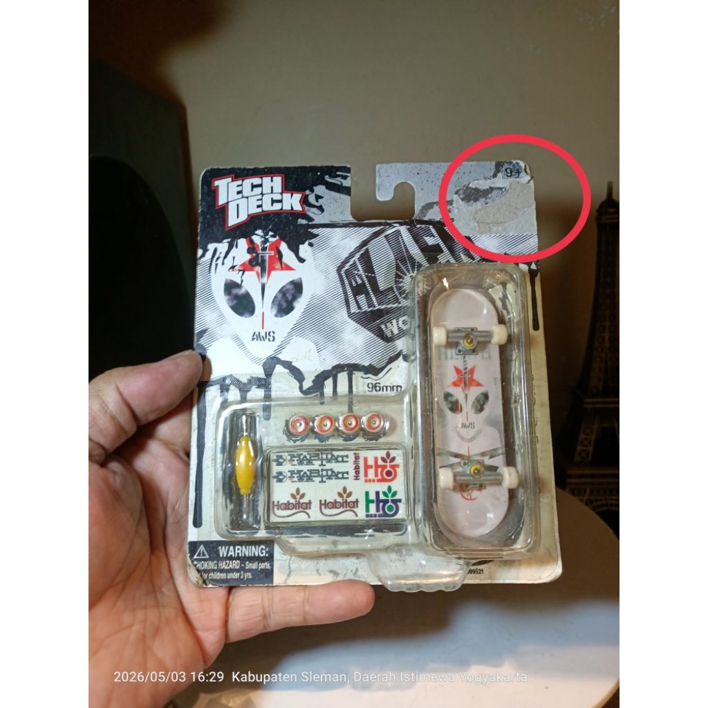 tech deck finger board games alien workshop habitat rare
