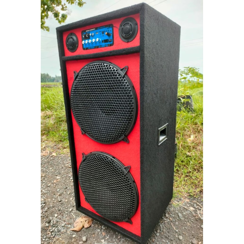 SALON AKTIF 12 INCH DOBEL, BASS MANTAP. SPEAKER BLUETHOOT