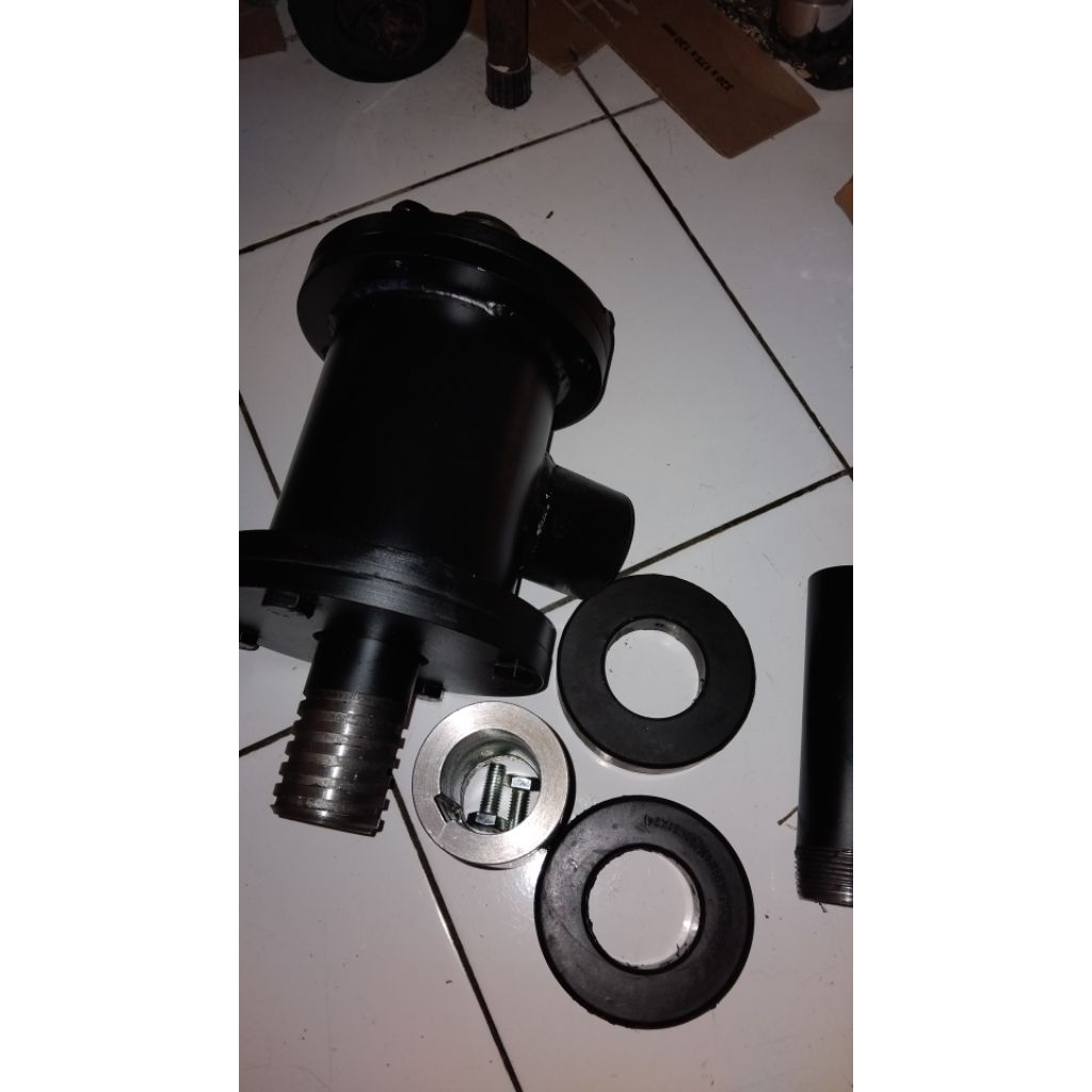 tabung 4 inc pipa bor 1.1/4 langsung drat kasar bw diamter 45 mm