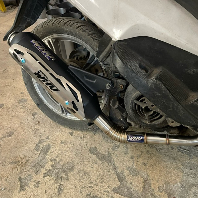 KNALPOT MIO 200 CC INLET 45 ORIGINAL WHY RACING EXHAUST