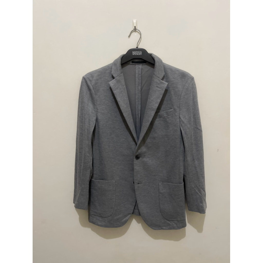 Blazer Jas Uniqlo Light Grey