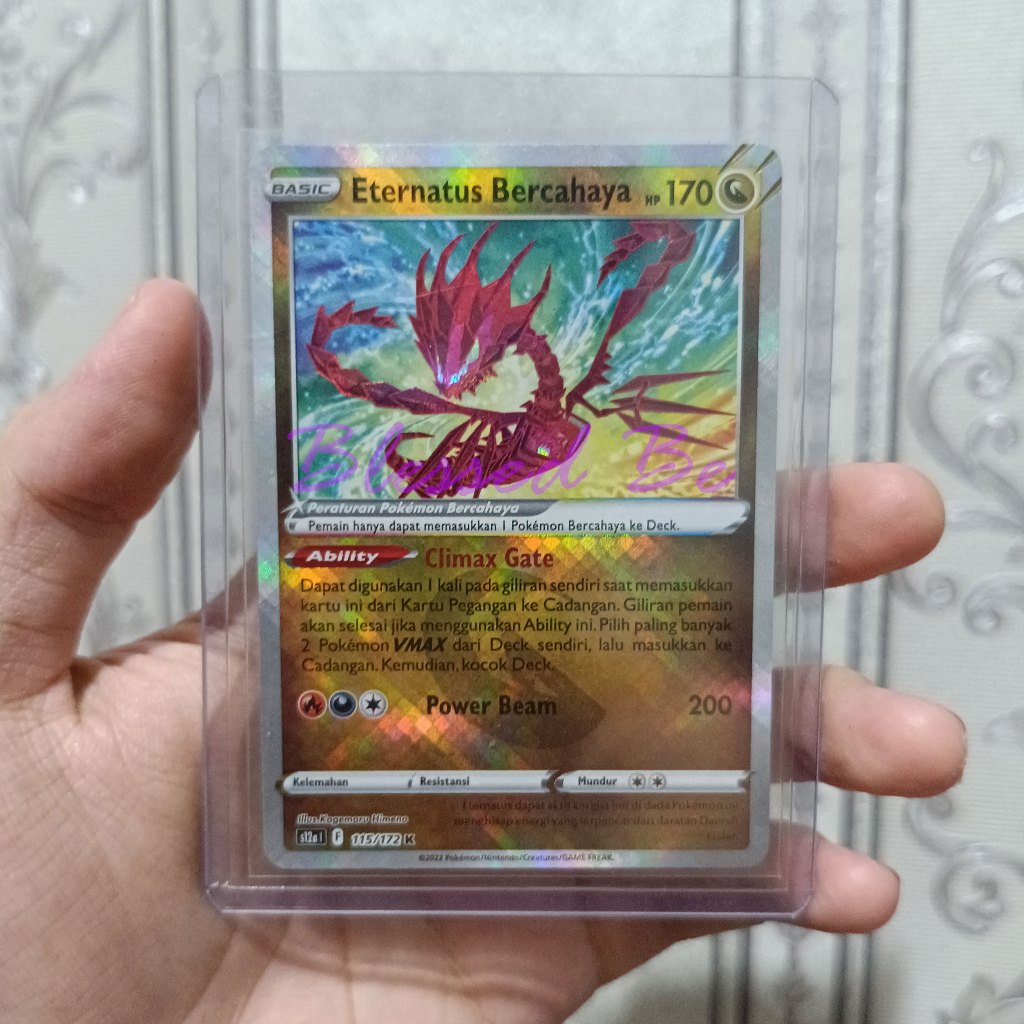 Kartu Pokemon TCG Eternatus Bercahaya 115/172 Bahasa Indonesia