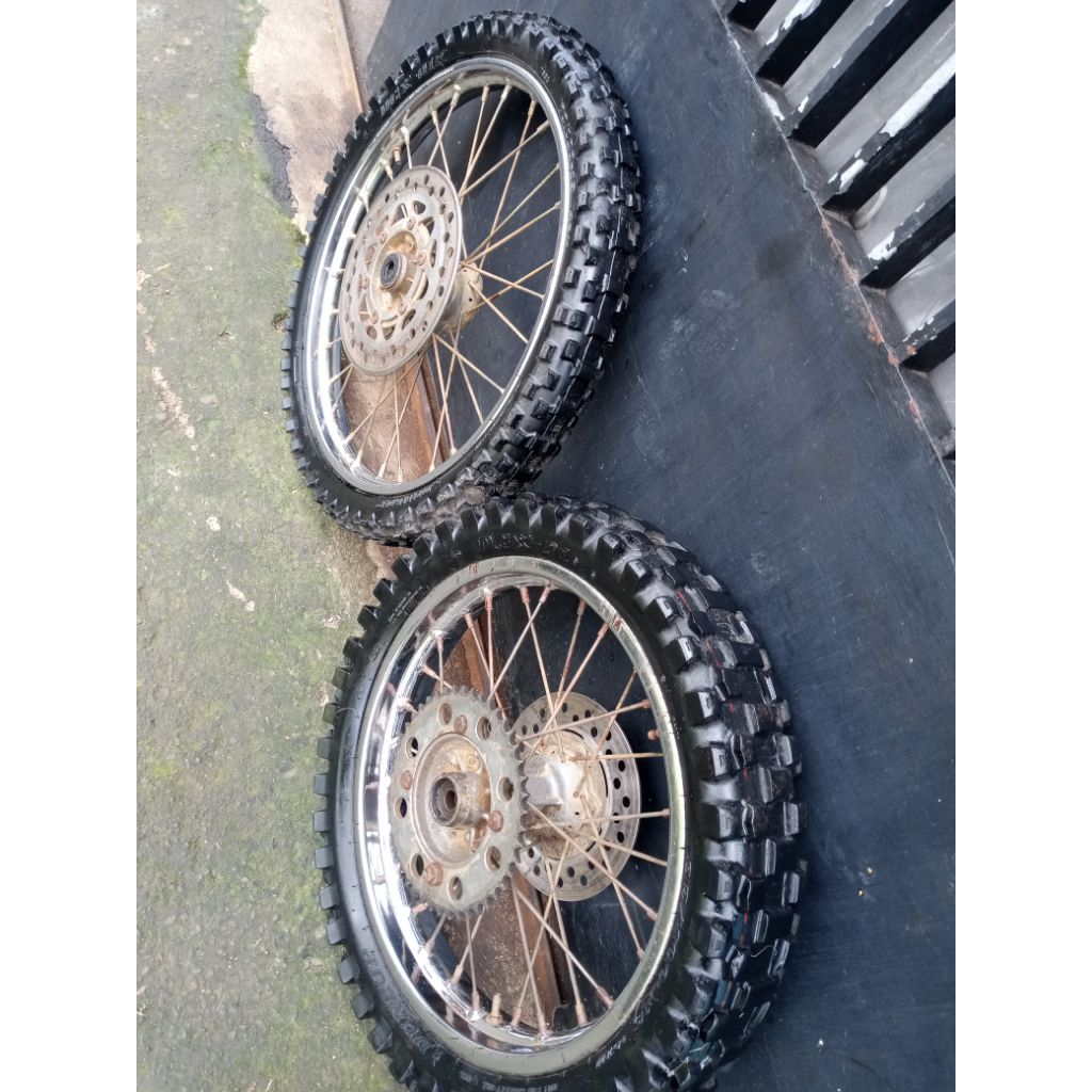 welset 16 19 KLX ban masih rentek