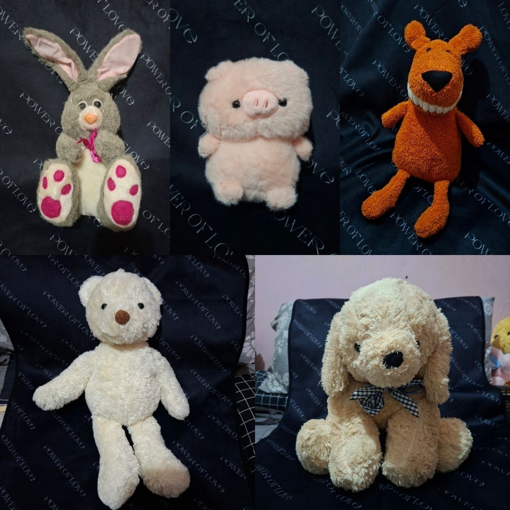 boneka jellycat, guguk jumbo, kelinci
