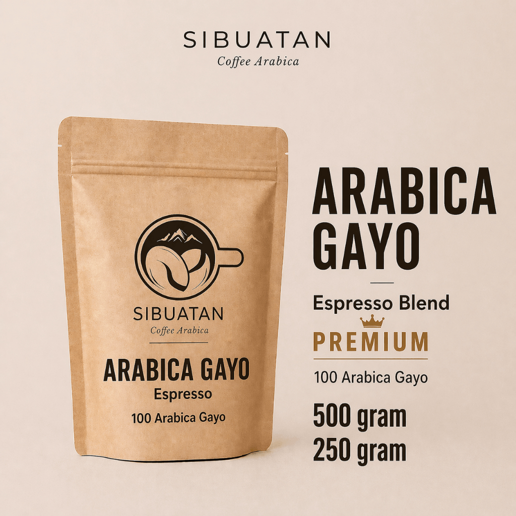 Kopi Aceh Gayo 100% Arabica Gayo Espresso Premium | Sibuatan.id