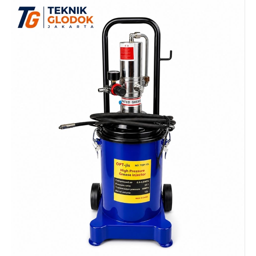 Air grease pump lubricator OPT 15 liter pompa gemuk otomatis
