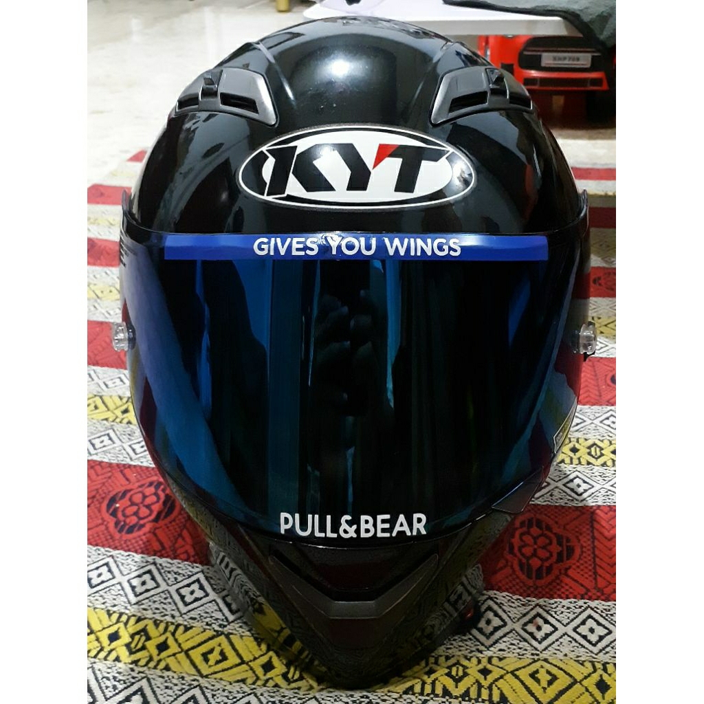 Helm KYT Vendetta 2 Black Glossy size M