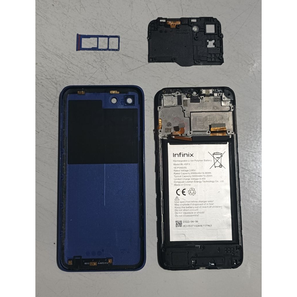 sisa unit Infinix Smart 6 HD - tidak ada mesinnya