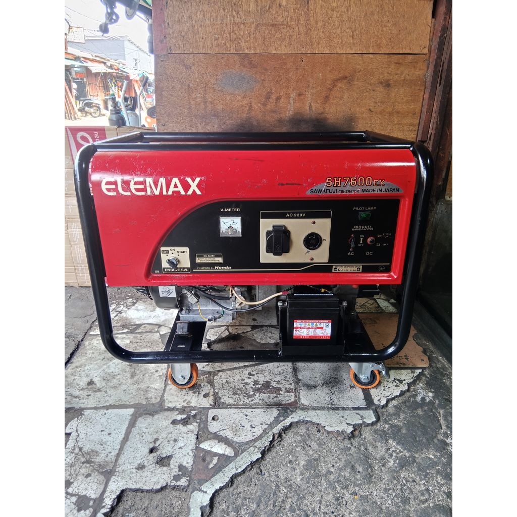 Mesin Genset Honda Elemax SH 7600EX/5600Watt Elektrik starter