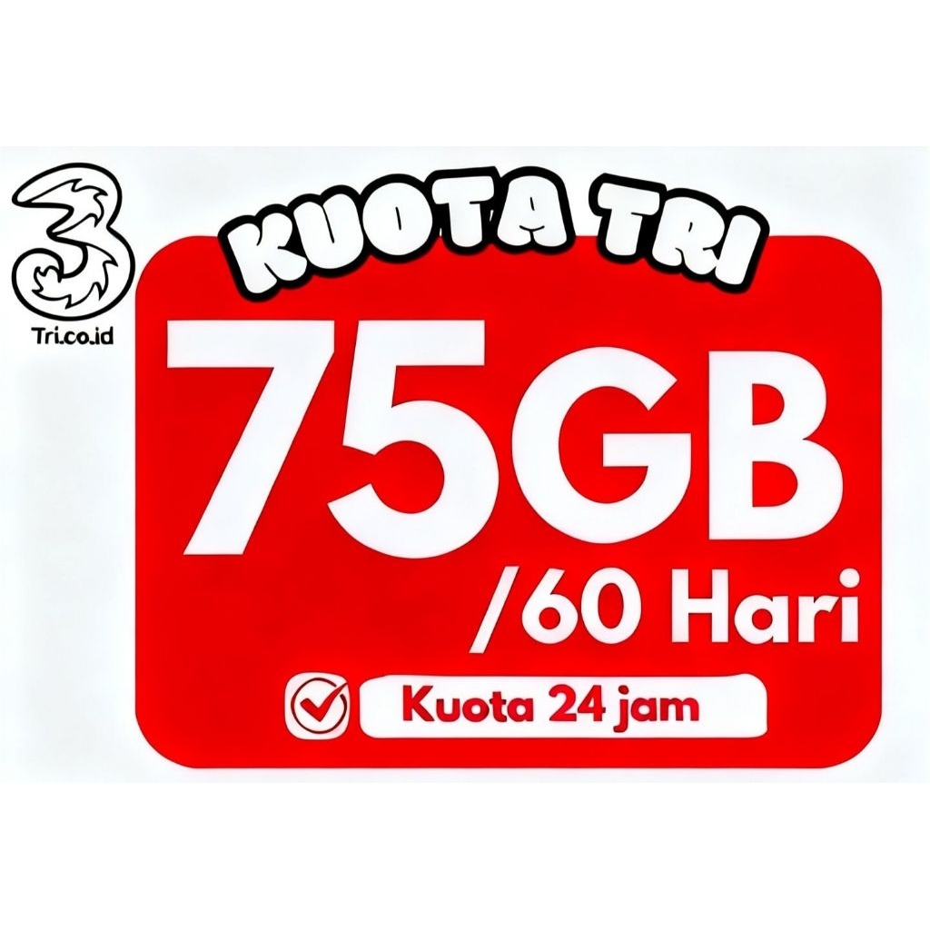 TRI HAPPY 75GB /60 HARI