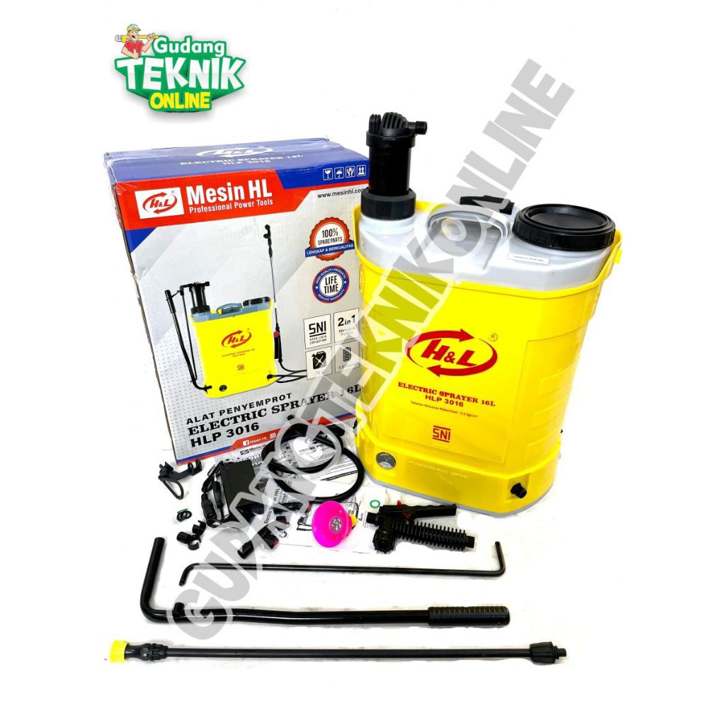Alat Semprot / Sprayer Desinfektan Elektrik HnL 16 Liter