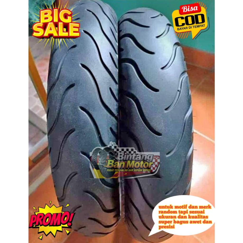 Ban Motor Tubeless Michelin 80/90 Ring 14 - Kondisi Bekas, Siap Pakai