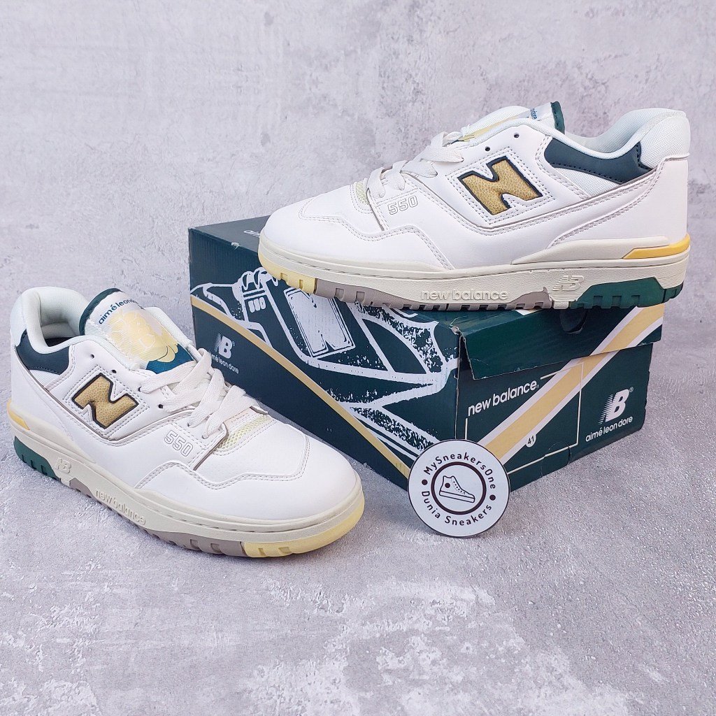 Sepatu Kasual NB 550 A L D Natural Green